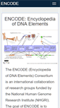 Mobile Screenshot of encodeproject.org
